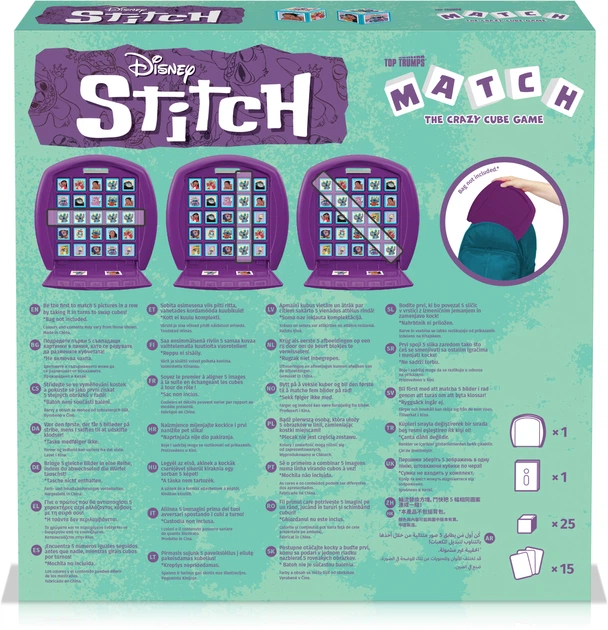 Gra planszowa Winning Moves Top Trumps Match: Disney Stitch WM04815-ML1-6 (5036905057684) - obraz 2