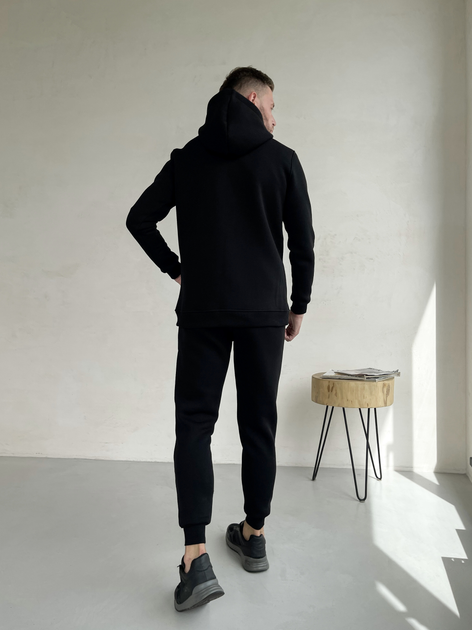 Спортивный костюм зимний на флисе мужской Merlini Франс 100001001 L-XL Черный (100001001_2) - изображение 2