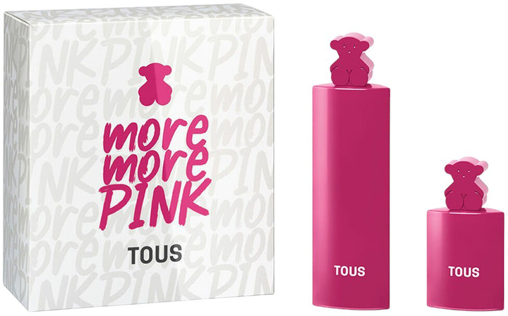 Zestaw damski Tous More More Pink Woda toaletowa 90 ml + Woda toaletowa 30 ml (8436603333795) - obraz 1