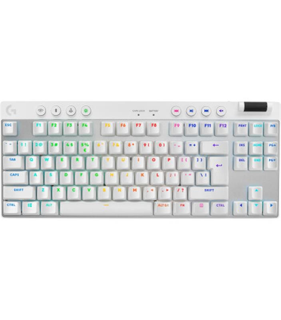 Клавiатура Logitech G PRO X TKL Lightspeed White Tactile (920-012148) - зображення 1