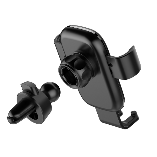 Тримач автомобільний для мобільного Metallic Gravity Holder 3 ColorWay CW-CHG14-BK чорний - зображення 3