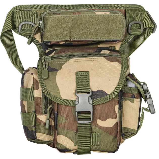 Сумка тактична на стегно AOKALI Outdoor A90 Camouflage Green - зображення 2