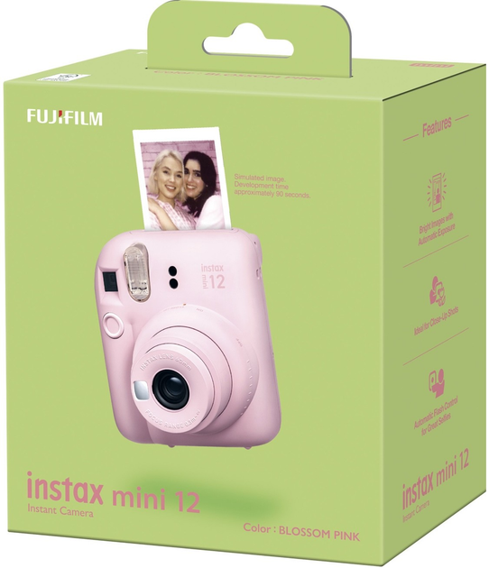 Фотокамера моментальной печати Fujifilm INSTAX Mini 12 Blossom Pink ...
