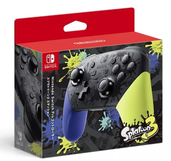 Бездротовий джойстик, геймпад Nintendo Switch Pro Splatoon 3 Special Edition - зображення 4