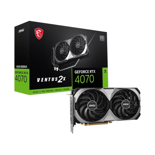 Відеокарта MSI GeForce RTX 4070 VENTUS 2X E 12G OC - изображение 1