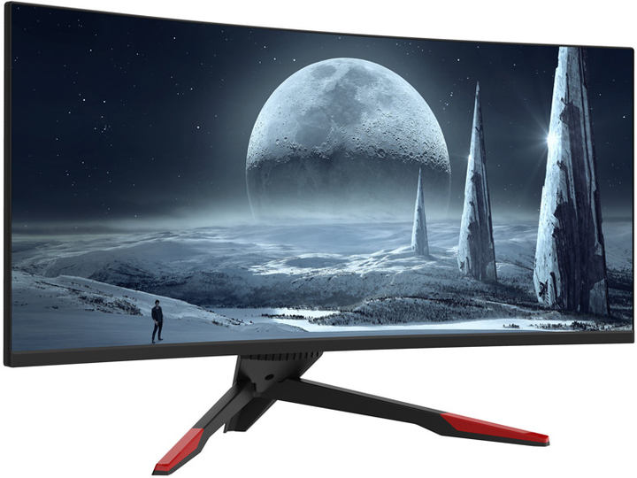 Монитор 34" LC-Power LC-M34-UWQHD-144C WQHD VA 144 Гц Б/В - изображение 3