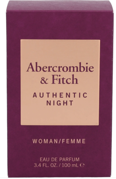 Woda perfumowana dla kobiet Abercrombie & Fitch Authentic Night 50 ml (85715169013) - obraz 3