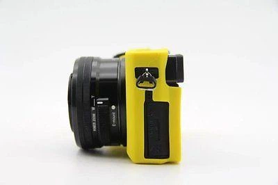 Защитный силиконовый чехол для фотоаппаратов SONY A6000 - желтый - изображение 3