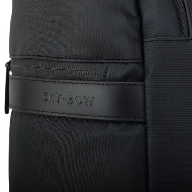 Сумка слинг городская спортивная Sky Bow 15213 объем 7л размер 19х10х33см Black - изображение 7