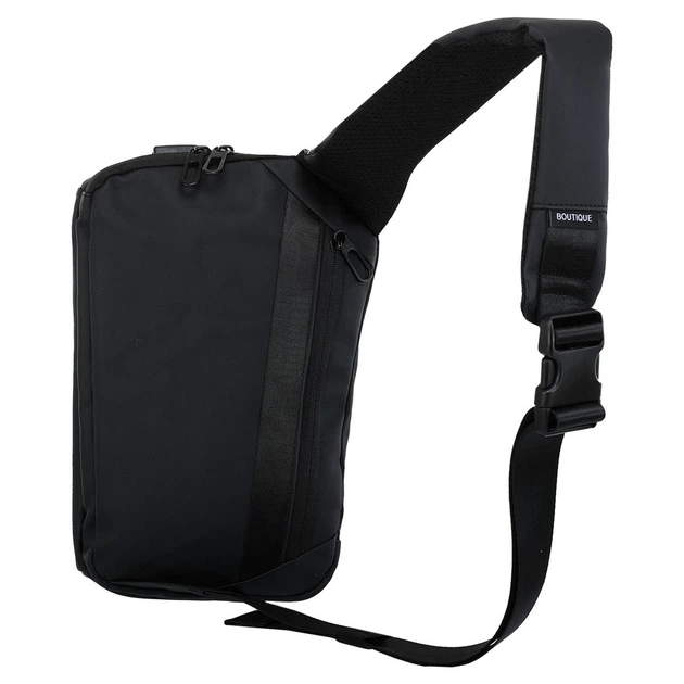 Сумка слинг городская спортивная Sky Bow 15200 объем 5л размер 20x8x30см Black - изображение 2