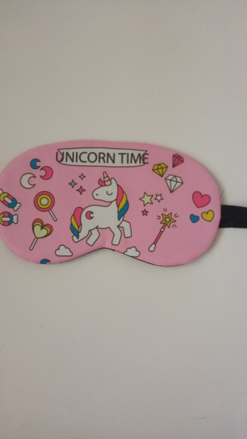 Маска для сна единорог unicorn Honey Fashion Accessories рожевий (14-95/1) - изображение 3