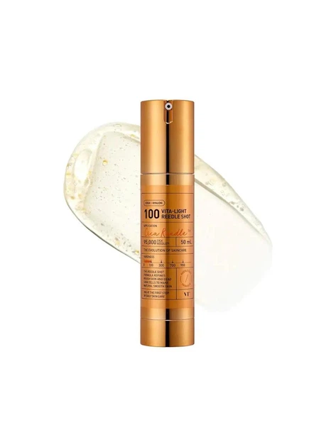 Сыворотка-бустер а для лица с микроиглами и витамином С VT Cosmetics Vita-light Reedle Shot 100, 50 мл - изображение 2