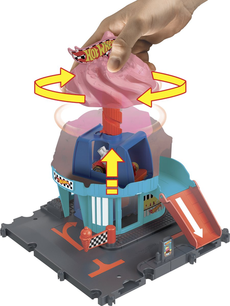 Zestaw do zabawy Hot Wheels City Ice Cream Shop (0194735195077) - obraz 7