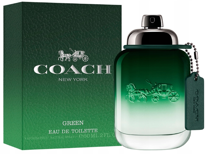 Туалетна вода для чоловіків Coach Green 60 мл (3386460141260) - зображення 2