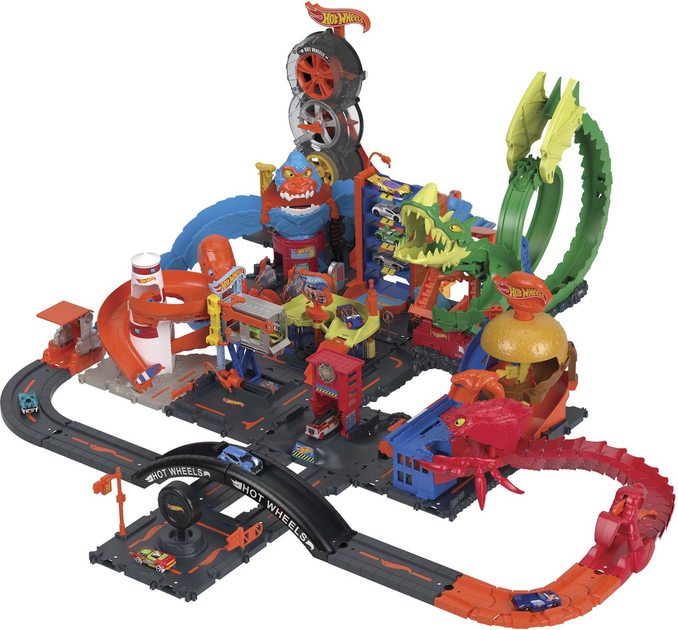 Zestaw do gry Hot Wheels Atak Ognistego Smoka (HDP03) - obraz 9