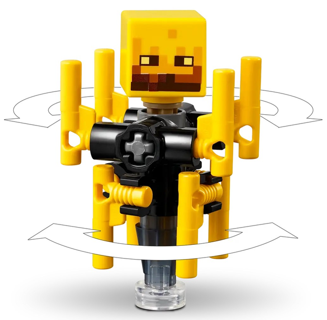 Конструктор LEGO Minecraft Битва з лавою у Незері 99 елементів (21266) - зображення 7