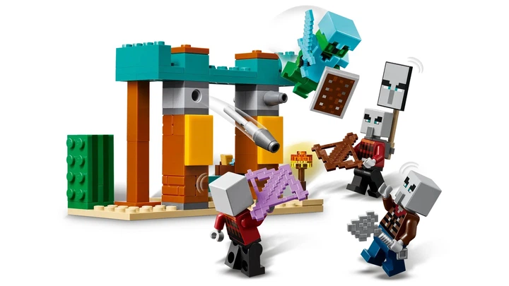 Конструктор LEGO Minecraft Пустынный патруль разбойника 105 элементов (21267) - Фото 3 Конструктор LEGO Minecraft Пустынный патруль разбойника 105 элементов (21267) - изображение 3