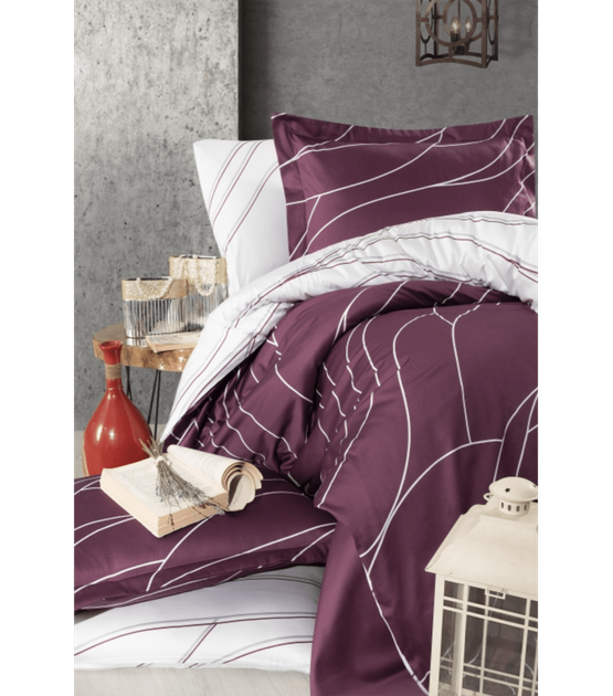 Комплект постельного белья Satin Cotton First Choice - First Choice - S-491 MESİ ROSE - Сем. - Бордовый - Фото 2 Комплект постельного белья Satin Cotton First Choice - First Choice - S-491 MESİ ROSE - Сем. - Бордовый - изображение 2