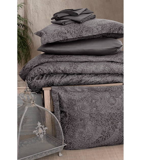 Комплект постельного белья Satin Cotton First Choice - First Choice - S-192 Neva Polama - Евро - Коричневый - Фото 2 Комплект постельного белья Satin Cotton First Choice - First Choice - S-192 Neva Polama - Евро - Коричневый - изображение 2