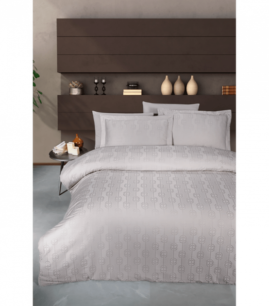 Комплект постельного белья Jacquard Satin First Choice - First Choice - JS-250 Norel Latte - Евро - Светло-бежевый - Фото 1 Комплект постельного белья Jacquard Satin First Choice - First Choice - JS-250 Norel Latte - Евро - Светло-бежевый - изображение 1