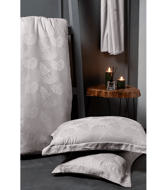 Комплект постільної білизни Jacquard Satin First Choice - First Choice - JS-229 Nichol Raindrops - Євро - Білий - зображення 2