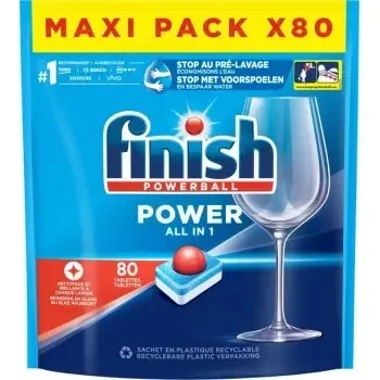 Таблетки для посудомийної машини Calgonit Finish Power ALL-IN-ONE 80 шт. - Фото 1 Таблетки для посудомийної машини Calgonit Finish Power ALL-IN-ONE 80 шт. - зображення 1