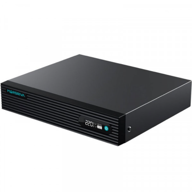 Джерело безперебійного живлення для роутерів Marsriva KP7 DC UPS 10xDC+PoE OUT 9V/12V 100W 24000mAh 76.8Wh LiFePo4 Black (KP7_MARSRIVA) - зображення 3