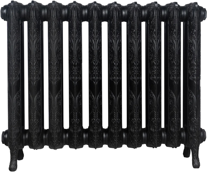 Радиатор из чугуна Warm Well Retrox 660/180 10 секций Ral 9005М - изображение 1