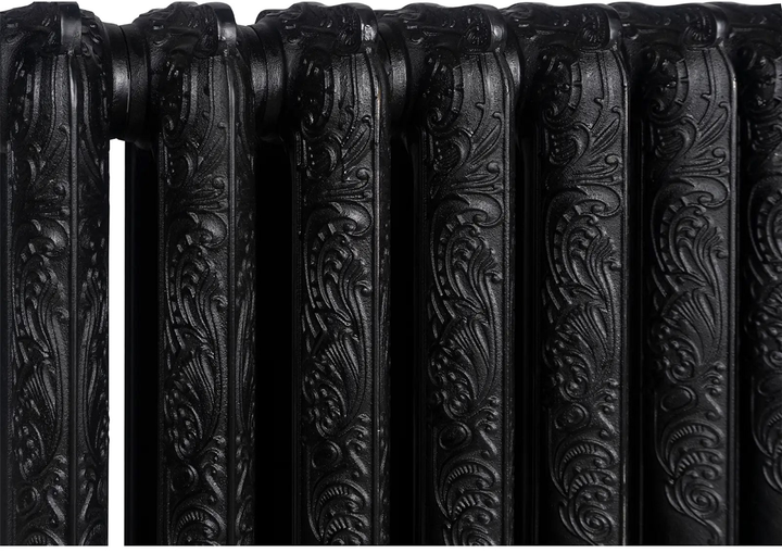 Радиатор из чугуна Warm Well Retrox 760/180 10 секций Ral 9005М - изображение 3