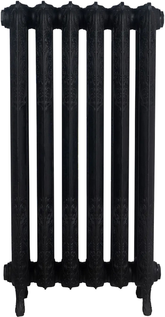 Радиатор из чугуна Warm Well Retrox 960/180 6 секций Ral 9005М - изображение 1