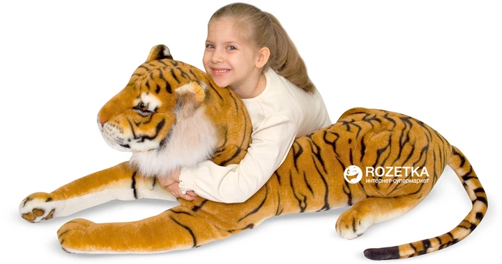 Гигантский плюшевый тигр Melissa & Doug Tiger Plush 1.8 м (MD12103