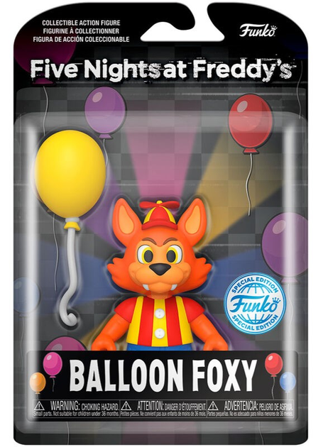 Figurka Funko Five Night at Freddys Balloon Foxy Exclusive 12.5 cm (889698676199) - obraz 1