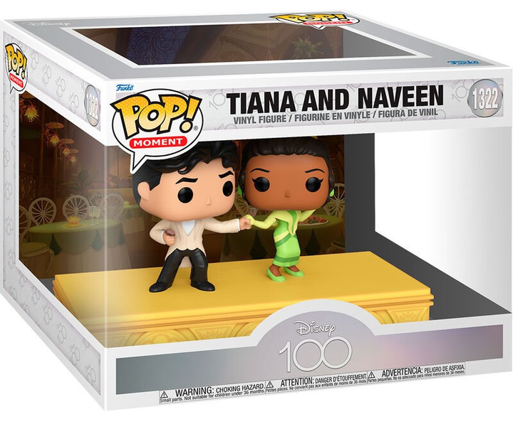 Figurka Funko POP Disney 100th Anniversary Tiana & Naveen 9 cm (889698679763) - obraz 1