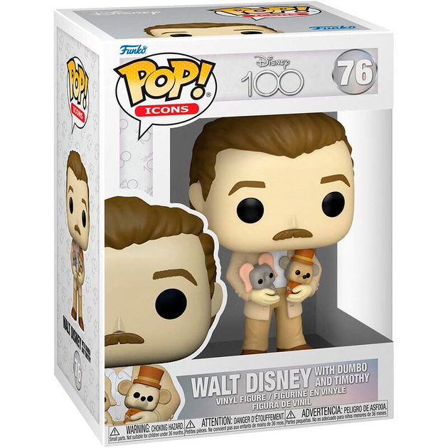 Фігурка Funko POP Disney 100-річчя Волт Дісней 9 см (889698679961) - зображення 1