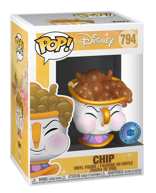 Фігурка Funko POP Disney Красуня і чудовисько Чіп Ексклюзив 9 см (889698365130) - зображення 1