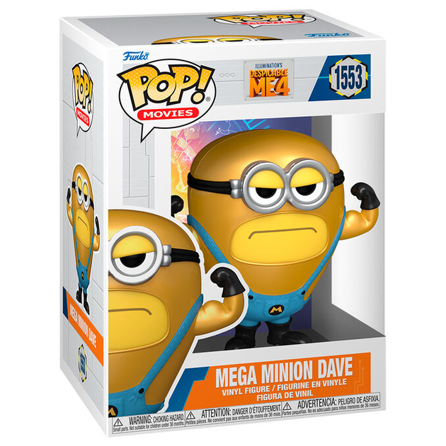 Figurka Funko POP Despicable Me 4 Mega Minion Dave 9 cm (889698760492) - obraz 1