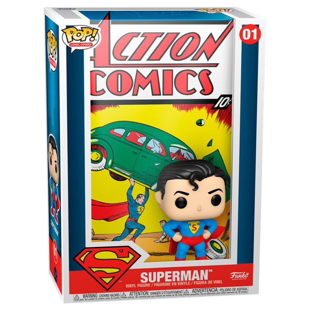 Figurka Funko POP DC Comics Superman Action 01 9 cm (889698504683) - obraz 1