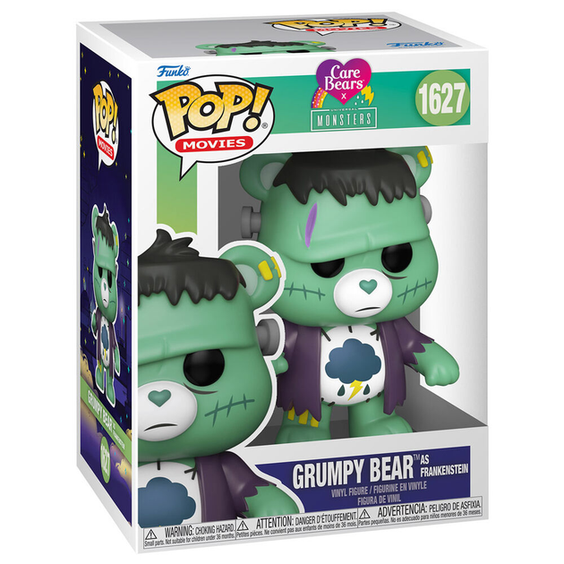 Figurka Funko POP Care Bears x Monsters Grumpy Bear Frankenstein 9 cm (889698815369) - obraz 1