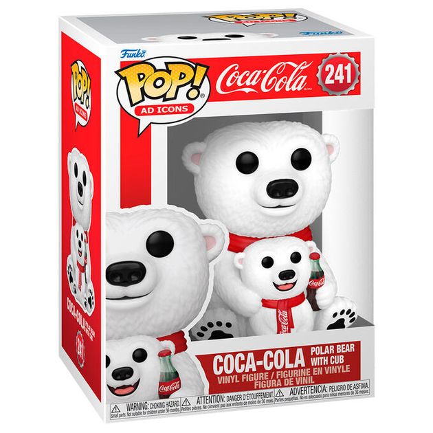 Figurka Funko POP Coca -Cola Polar Bear with Cub 9 cm (889698810630) - obraz 1