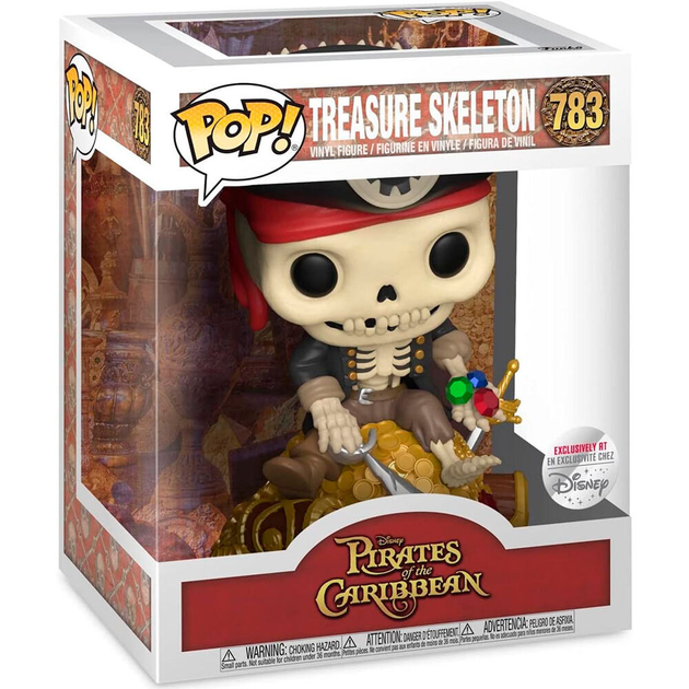 Figurka Funko POP Deluxe Pirates of the Caribbean Treasure Skeleton Exclusive (889698488891) - obraz 1