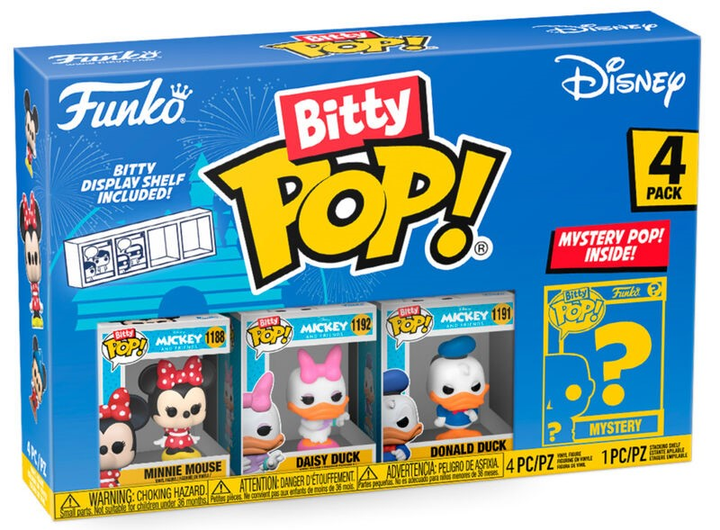 Zestaw figurek-niespodzianek Funko Bitty POP Disney Minnie 2.2 cm 4 szt (889698713207) - obraz 1