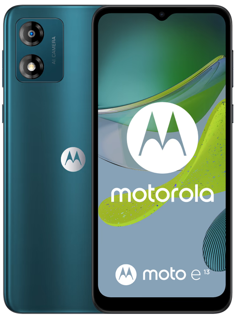 Мобільний телефон Motorola Moto E13 2/64GB Aurora Green (PAXT0020PL) - зображення 1