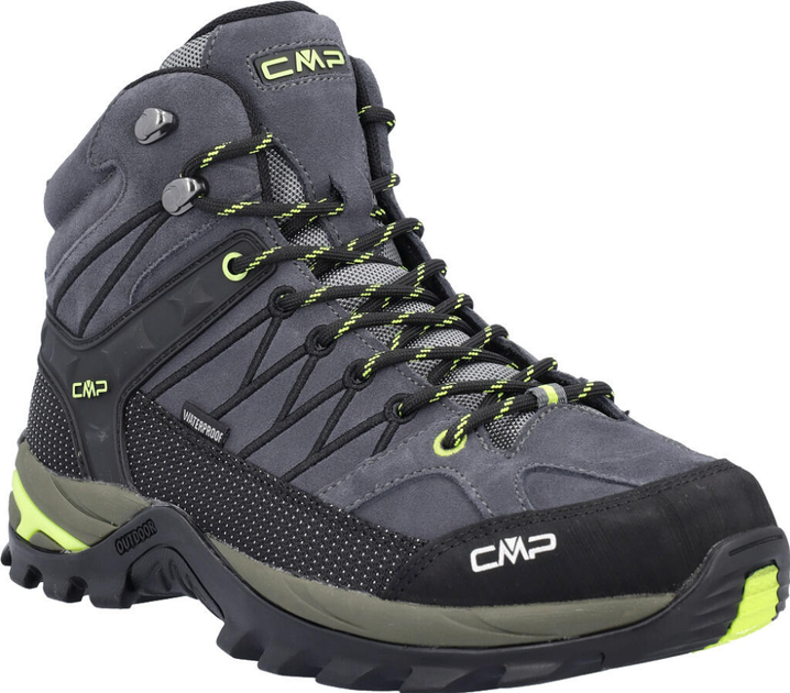 Черевики чоловічі CMP RIGEL MID TREKKING SHOES WP (3Q12947-30UR) Сірий 42 - зображення 3