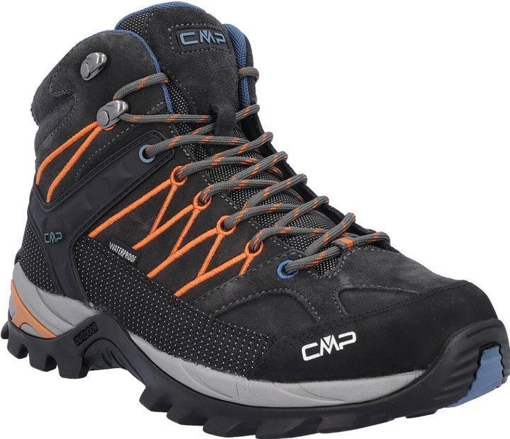 Ботинки мужские CMP RIGEL MID TREKKING SHOE WP (3Q12947-73US) Серый 40 - изображение 3