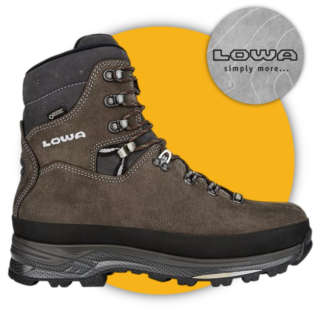 Зимние тактические ботинки Lowa Elbrus Superwarm GTX Slate (010666-0997) коричневый UK 10.5/ EU 45 - изображение 1