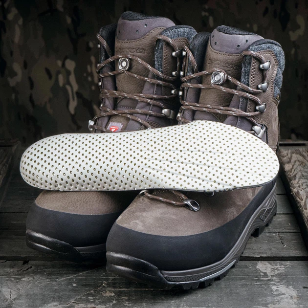 Зимові тактичні черевики Lowa Tibet EVO 400 GTX Slate (211732-0997) коричневий UK 8.5/EU 42.5 - зображення 5