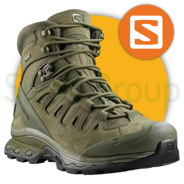 Ботинки тактические Salomon Quest 4D GTX Forces 2 Ranger Green (зеленый) UK 6.5/EU 40 - изображение 1