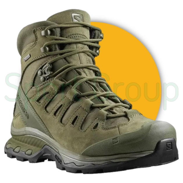 Черевики тактичні Salomon Quest 4D GTX Forces 2 Ranger Green (зелений) UK 3.5/EU 36.5 - зображення 2