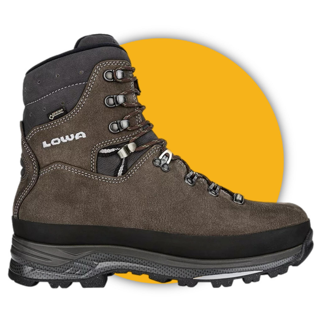 Зимові тактичні черевики Lowa Elbrus Superwarm GTX Slate (010666-0997) коричневий UK 10/EU 44.5 - зображення 2