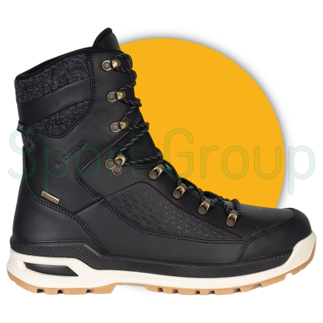 Зимние тактические ботинки Lowa Renegade EVO Ice GTX Black/Honey (410950-9963) черный UK 10.5/ EU 45 - изображение 2